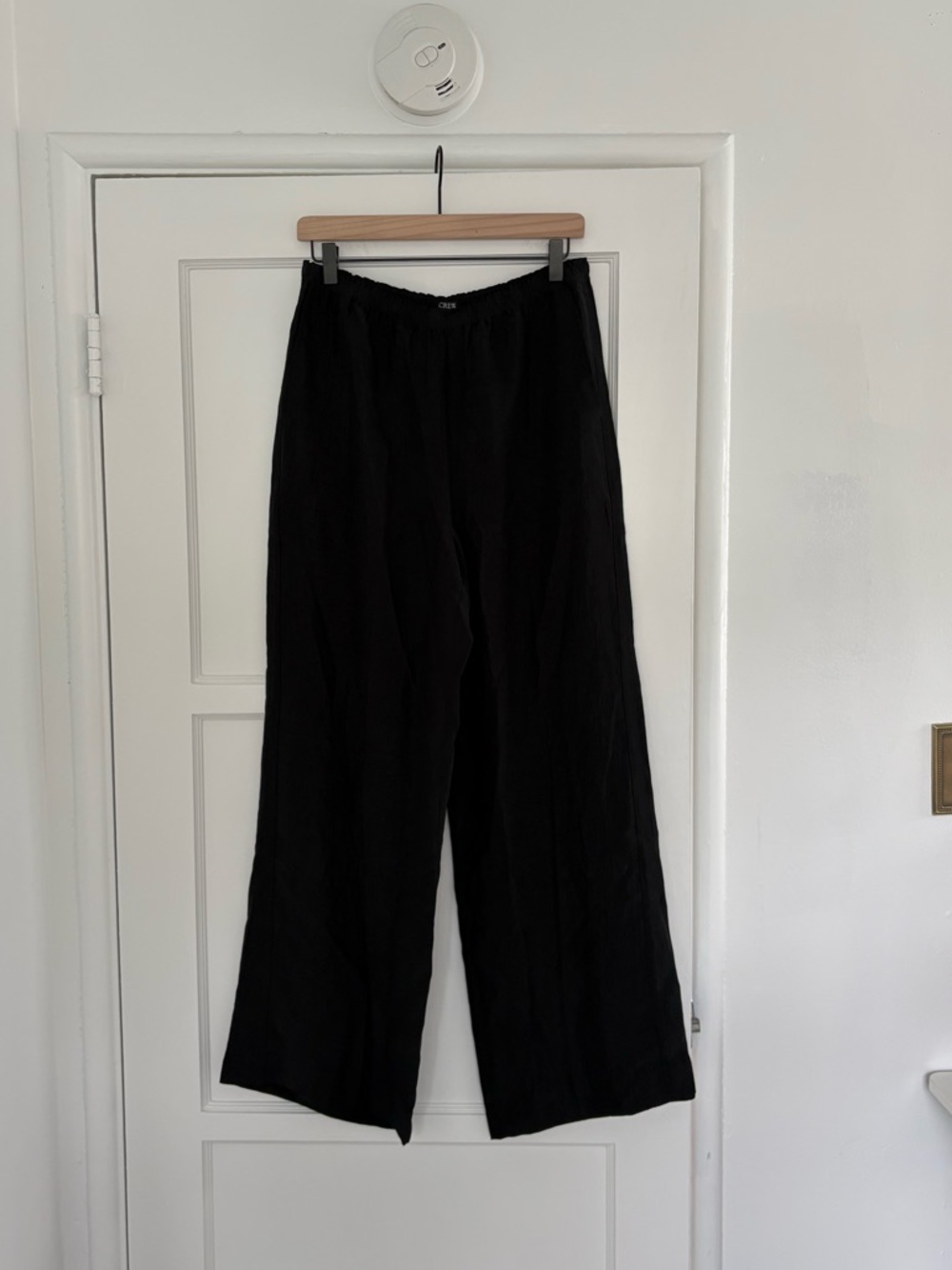 J. Crew Wide Leg Pants in Black